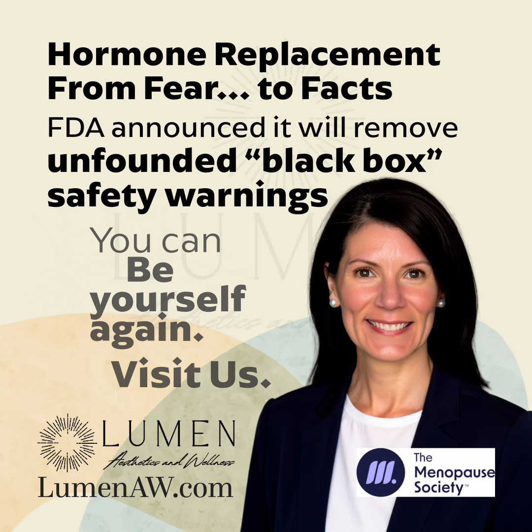 From Fear to Facts - Michelle Keating-Sibel Menopause Practitioner with The North American Menopause Society now known as The Menopause Society. FDA changes black box regulations for HRT