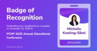 Badge of recognition for presenting a Webinar: Integrating AI into Clinical Practice Presented by: Dr. Michelle Keating-Sibel, DNP, CRNP, FNP-BC