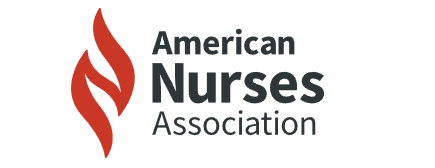 ANA LOGO American Nurses Association wordmark with red flame emblem
