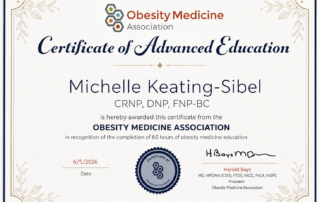 Keating-Sibel Certificate of Advanced Education OMA